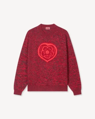 Kenzo Boke Heart’ Jumper in Cotton Wool