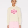 Kenzo Boke Heart’ Jumper in Cotton Wool Kenzo Boke Heart’ Jumper in Cotton Wool