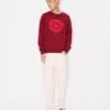 Kenzo Boke Heart’ Jumper in Cotton Wool
