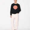 Kenzo Boke Heart’ Jumper in Cotton Wool