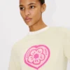 Kenzo Boke Heart’ Jumper in Cotton Wool Kenzo Boke Heart’ Jumper in Cotton Wool