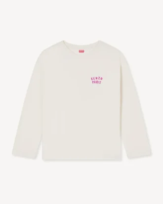 Kenzo Boke Heart’ Long Sleeve T-Shirt in Cotton