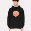 Kenzo Boke Heart’ Oversized Hoodie in Cotton Kenzo Boke Heart’ Oversized Hoodie in Cotton