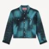 Kenzo Boke Heart’ Oversized Trucker Jacket in Japanese Denim