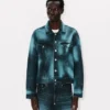 Kenzo Boke Heart’ Oversized Trucker Jacket in Japanese Denim