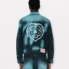 Kenzo Boke Heart’ Oversized Trucker Jacket in Japanese Denim