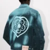 Kenzo Boke Heart’ Oversized Trucker Jacket in Japanese Denim