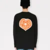 Kenzo Boke Heart’ Relax Long Sleeve T-Shirt in Cotton Kenzo Boke Heart’ Relax Long Sleeve T-Shirt in Cotton