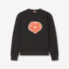 Kenzo Boke Heart’ Sweatshirt in Cotton Kenzo Boke Heart’ Sweatshirt in Cotton