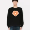 Kenzo Boke Heart’ Sweatshirt in Cotton Kenzo Boke Heart’ Sweatshirt in Cotton