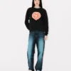 Kenzo Boke Heart’ Sweatshirt in Cotton Kenzo Boke Heart’ Sweatshirt in Cotton