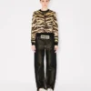 Kenzo Buckle’ Large Belt in Leather