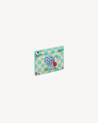Kenzo Cartoon’ Card Holder in Leather