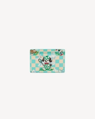 Kenzo Cartoon’ Card Holder in Leather