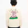 Kenzo Cartoon’ Cardigan in Spongy Cotton Kenzo Cartoon’ Cardigan in Spongy Cotton
