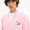 Kenzo Cartoon’ Cardigan in Spongy Cotton Kenzo Cartoon’ Cardigan in Spongy Cotton