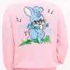 Kenzo Cartoon’ Cardigan in Spongy Cotton Kenzo Cartoon’ Cardigan in Spongy Cotton