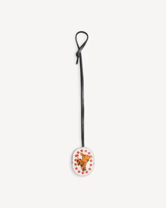 Kenzo Cartoon’ Charm in Leather