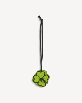 Kenzo Cartoon’ Clover Charm in Leather