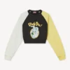 Kenzo Cartoon’ Cropped Sweatshirt in Cotton Kenzo Cartoon’ Cropped Sweatshirt in Cotton