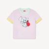 Kenzo Cartoon’ Cropped Top in Spongy Cotton Kenzo Cartoon’ Cropped Top in Spongy Cotton