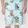 Kenzo Cartoon’ Elasticated Shorts in Cotton Seersucker Kenzo Cartoon’ Elasticated Shorts in Cotton Seersucker