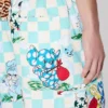 Kenzo Cartoon’ Elasticated Shorts in Cotton Seersucker Kenzo Cartoon’ Elasticated Shorts in Cotton Seersucker