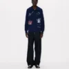 Kenzo Cartoon’ Embellished Cardigan in Wool Cotton Kenzo Cartoon’ Embellished Cardigan in Wool Cotton