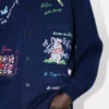 Kenzo Cartoon’ Embellished Cardigan in Wool Cotton Kenzo Cartoon’ Embellished Cardigan in Wool Cotton