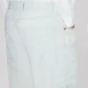 Kenzo Cartoon’ Embroidered Cargo Monkey Fit Jeans in Stone Bleach Chambray