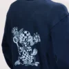 Kenzo Cartoon’ Embroidered Outlined Sweatshirt in Cotton Kenzo Cartoon’ Embroidered Outlined Sweatshirt in Cotton