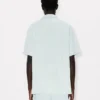 Kenzo Cartoon’ Embroidered Short Sleeve Shirt in Stone Bleach Chambray Kenzo Cartoon’ Embroidered Short Sleeve Shirt in Stone Bleach Chambray