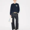 Kenzo Cartoon’ Embroidered Sweatshirt in Cotton Kenzo Cartoon’ Embroidered Sweatshirt in Cotton