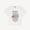 Kenzo Cartoon’ Embroidered T-Shirt in Cotton Kenzo Cartoon’ Embroidered T-Shirt in Cotton