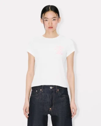 Kenzo Cartoon’ Embroidered T-Shirt in Cotton