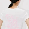 Kenzo Cartoon’ Embroidered T-Shirt in Cotton Kenzo Cartoon’ Embroidered T-Shirt in Cotton