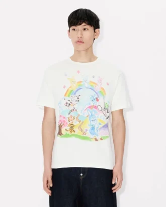 Kenzo Cartoon’ Genderless T-Shirt in Cotton Kenzo Cartoon’ Genderless T-Shirt in Cotton