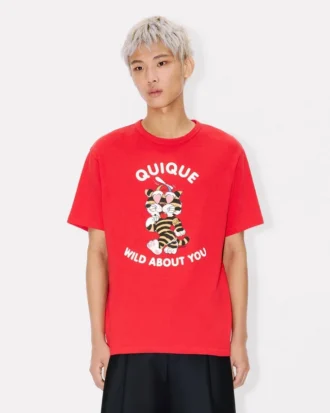 Kenzo Cartoon’ Genderless T-Shirt in Cotton Kenzo Cartoon’ Genderless T-Shirt in Cotton