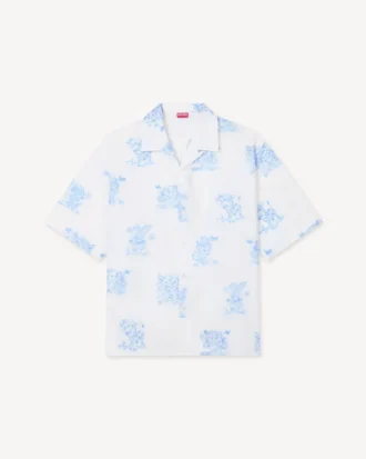 Kenzo Cartoon’ Hawaiian Short Sleeve Shirt
