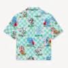 Kenzo Cartoon’ Hawaiian Short Sleeve Shirt in Cotton Seersucker Kenzo Cartoon’ Hawaiian Short Sleeve Shirt in Cotton Seersucker