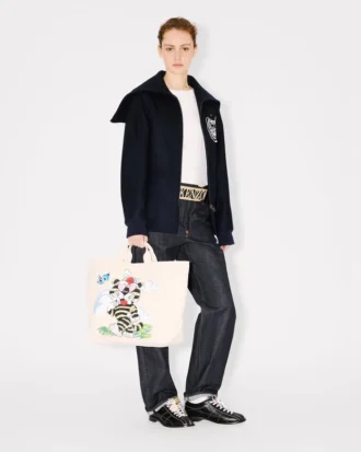 Kenzo Cartoon’ Large Tote Bag in Canvas