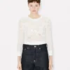 Kenzo Cartoon’ Long Sleeve Cropped Top in Cotton Kenzo Cartoon’ Long Sleeve Cropped Top in Cotton