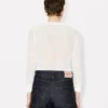 Kenzo Cartoon’ Long Sleeve Cropped Top in Cotton Kenzo Cartoon’ Long Sleeve Cropped Top in Cotton