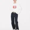 Kenzo Cartoon’ Long Sleeve T-Shirt in Cotton Kenzo Cartoon’ Long Sleeve T-Shirt in Cotton