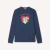Kenzo Cartoon’ Outlined Relax Long Sleeve T-Shirt in Cotton Kenzo Cartoon’ Outlined Relax Long Sleeve T-Shirt in Cotton