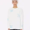 Kenzo Cartoon’ Outlined Relax Long Sleeve T-Shirt in Cotton Kenzo Cartoon’ Outlined Relax Long Sleeve T-Shirt in Cotton