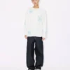 Kenzo Cartoon’ Outlined Relax Long Sleeve T-Shirt in Cotton Kenzo Cartoon’ Outlined Relax Long Sleeve T-Shirt in Cotton