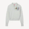 Kenzo Cartoon’ Polo Sweatshirt in Cotton Kenzo Cartoon’ Polo Sweatshirt in Cotton