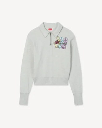 Kenzo Cartoon’ Polo Sweatshirt in Cotton