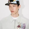Kenzo Cartoon’ Polo Sweatshirt in Cotton Kenzo Cartoon’ Polo Sweatshirt in Cotton